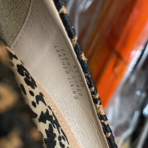 Boho J.Crew floral print fabric and leather high pump - Picture 5 of 6